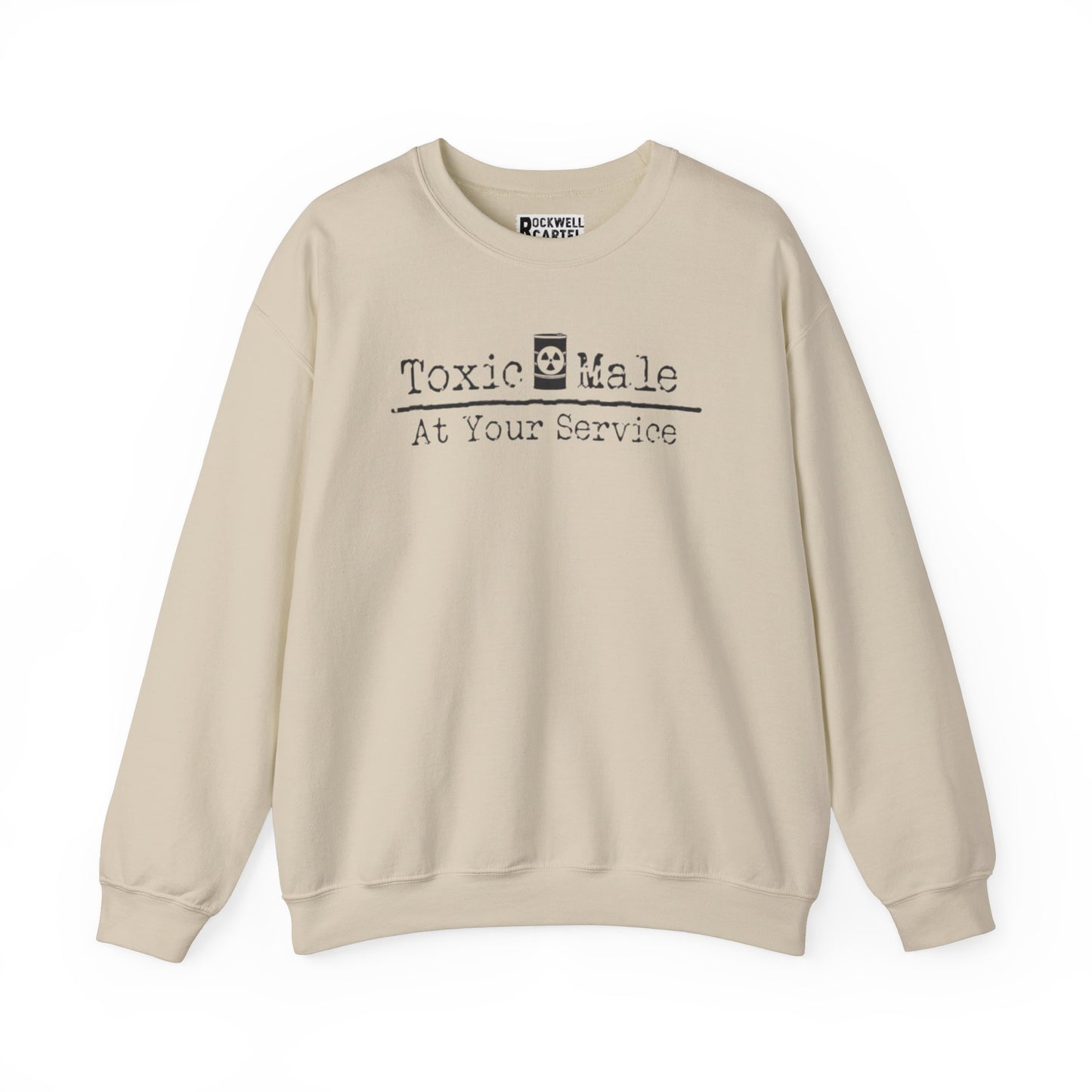 Toxic Male At Your Service NL Unisex Heavy Blend™ Crewneck Sweatshirt