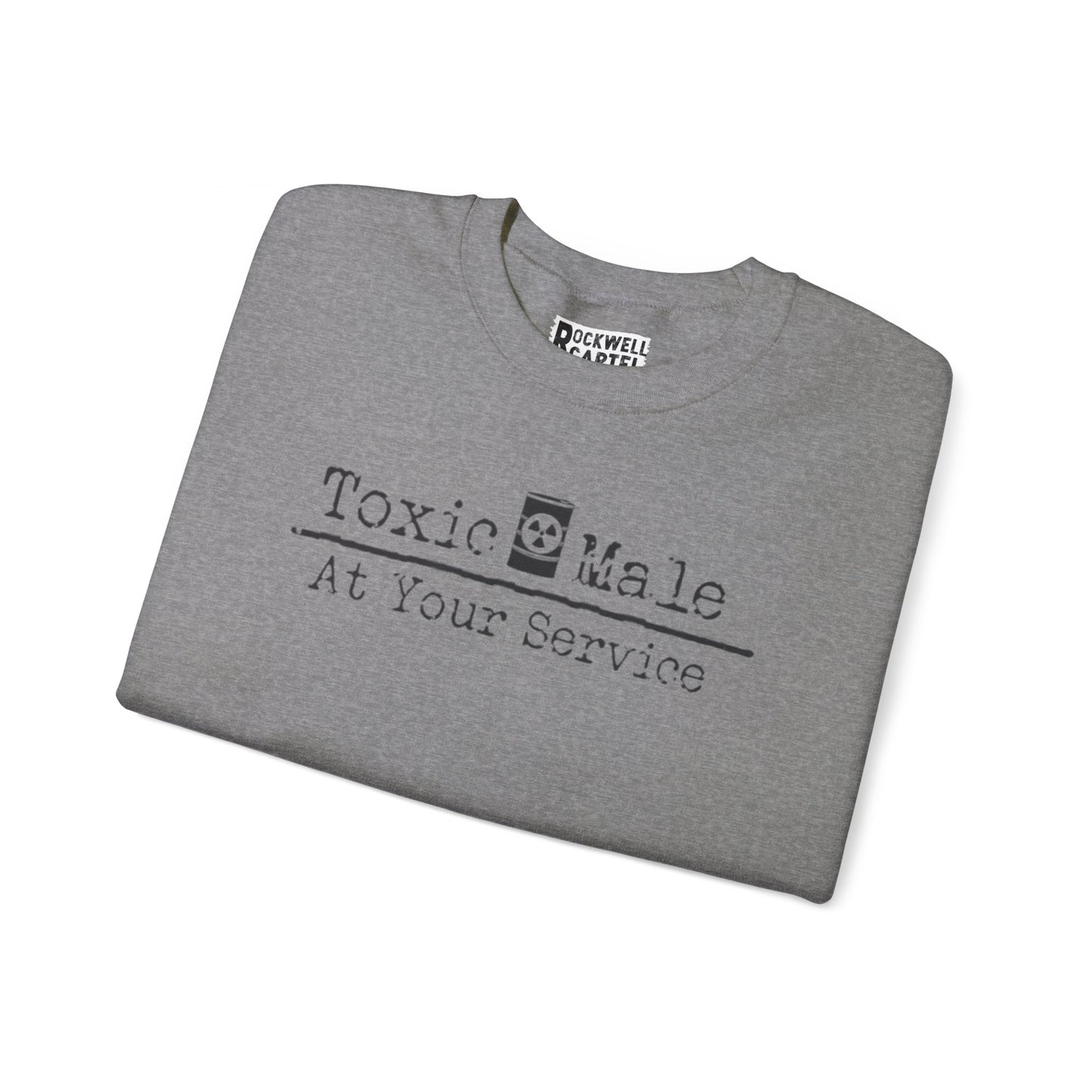 Toxic Male At Your Service NL Unisex Heavy Blend™ Crewneck Sweatshirt